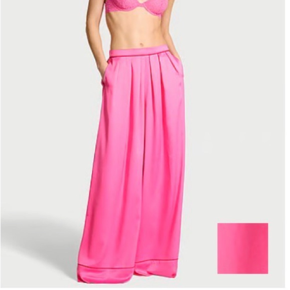Victoria Secret GLAZED SATIN PALAZZO sleep pant